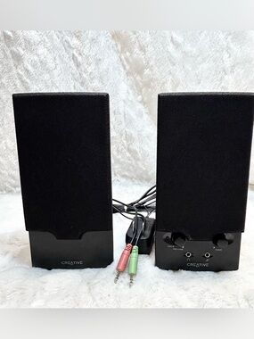 Creative Sound Blaster SBS270 MMS40 Computer Speakers Headphone Microphone Jack